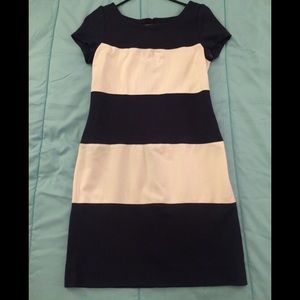 BananaRep Navy/cream dress